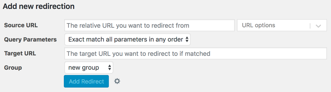 redirection plugin voorbeeld